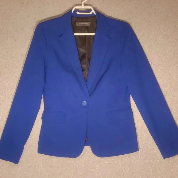 Women's Blue Blazer Jacket by Suzy Shier,  Size Small - Picture 1 of 13
